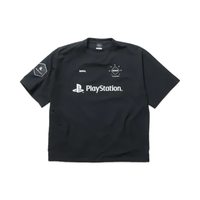 F.C.Real Bristol x PlayStation Dot Air Short Sleeve Piste "Black" FCRB-242009