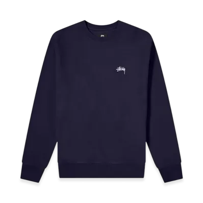 Stussy Overdyed Crew 2021 "Navy"
