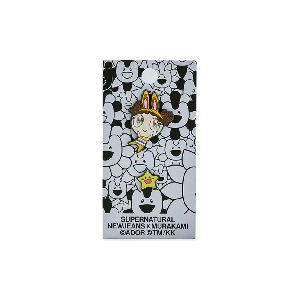 NewJeans x Takashi Murakami Supernatural Metal Pin Badge "Danielle"