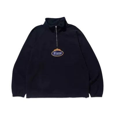XLARGE CROWN HALF ZIP SWEAT XLARGE "Black"