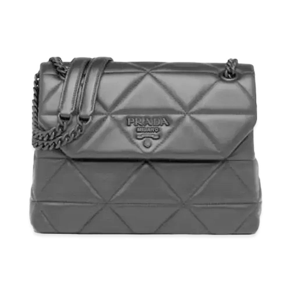 PRADA Medium Nappa Leather Spectrum Bag "Black"