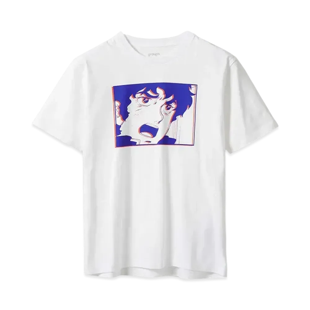 graniph x STRICT-G/Mobile Suit Gundam I'Ve Never Been Hit By My Dad! T-Shirt "White"