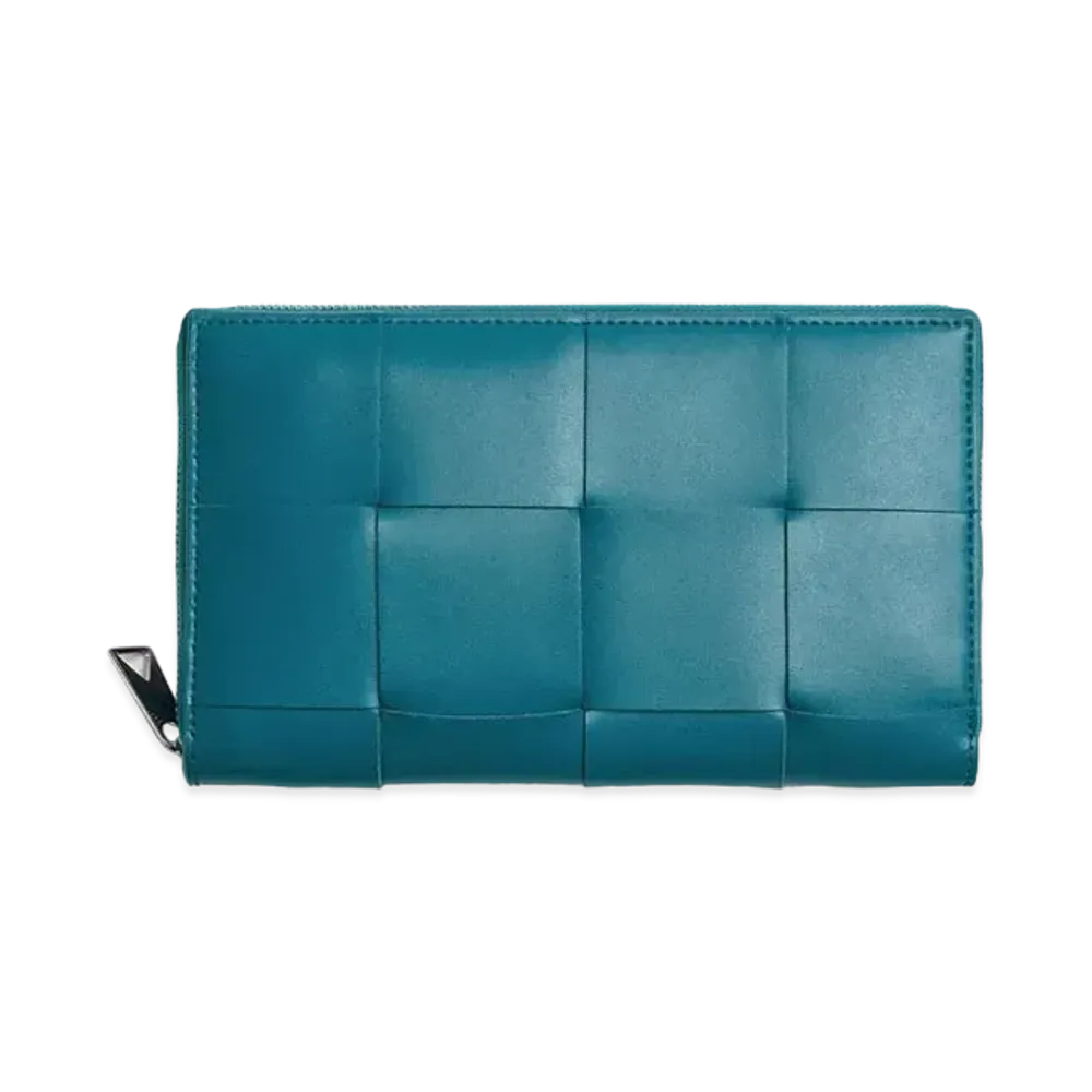 Bottega Veneta Zip Around Wallet "Mallard"