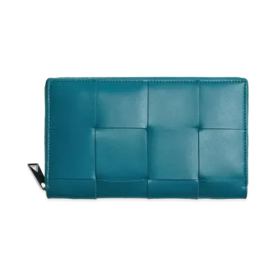 Bottega Veneta Zip Around Wallet "Mallard"