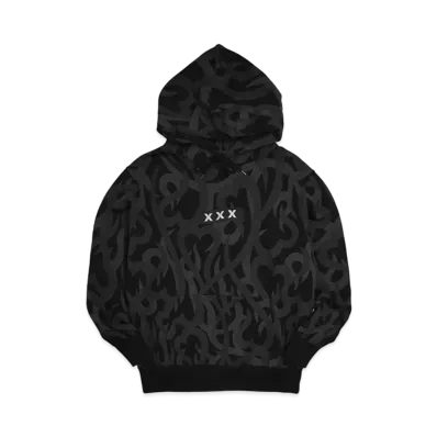 GOD SELECTION XXX x NUMBER (N)INE HOODY SWEATSHIRT "Black"