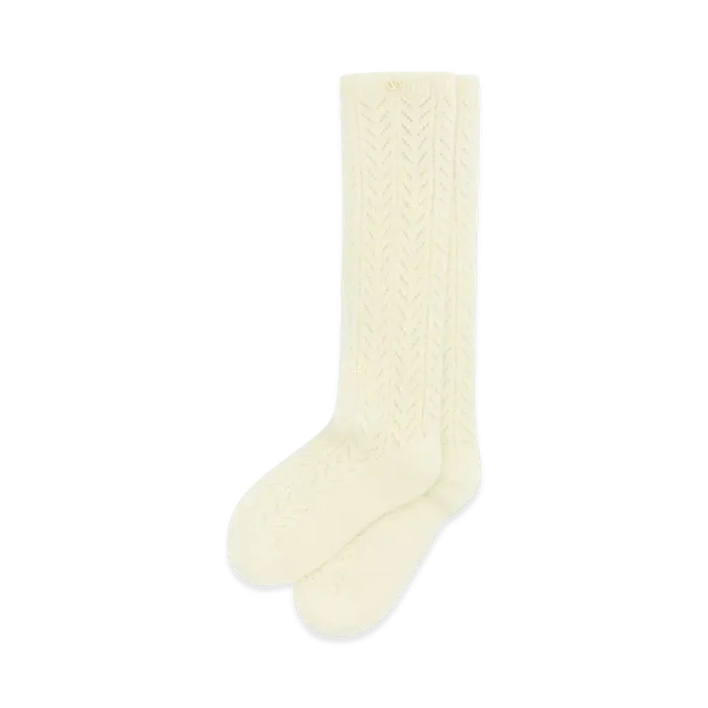 Valentino Women's Socks "White"