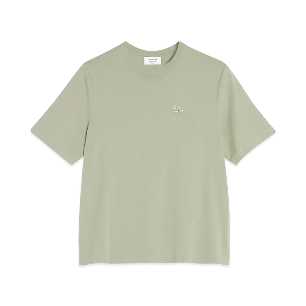 Maison Kitsune Baby Fox Patch Comfort T-Shirt "Court Green"