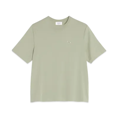 Maison Kitsune Baby Fox Patch Comfort T-Shirt "Court Green"