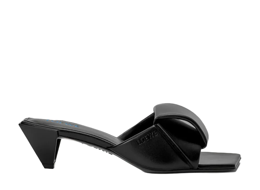 LOEWE Women's Origami Slide Lambskin "Black"