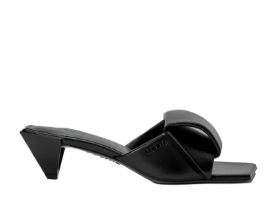 LOEWE Women's Origami Slide Lambskin "Black"