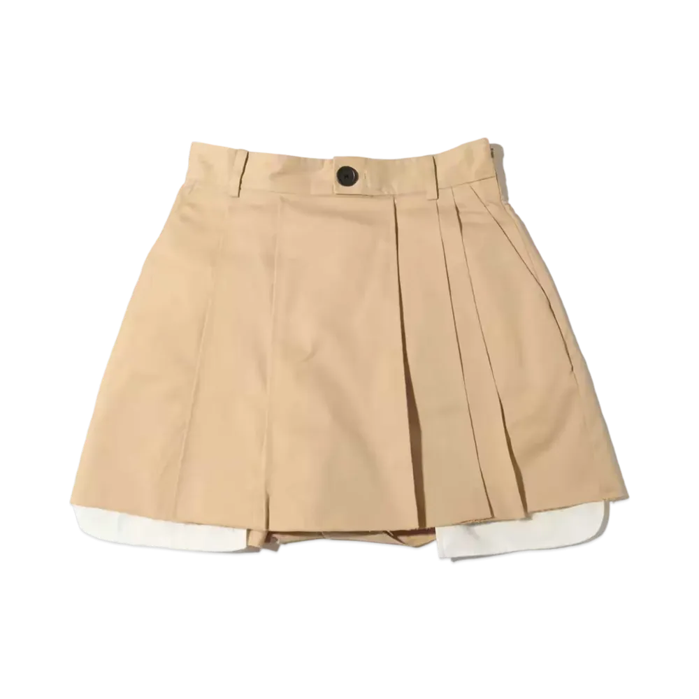 atmos pink Trench Culottes "Beige"