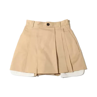 atmos pink Trench Culottes "Beige"