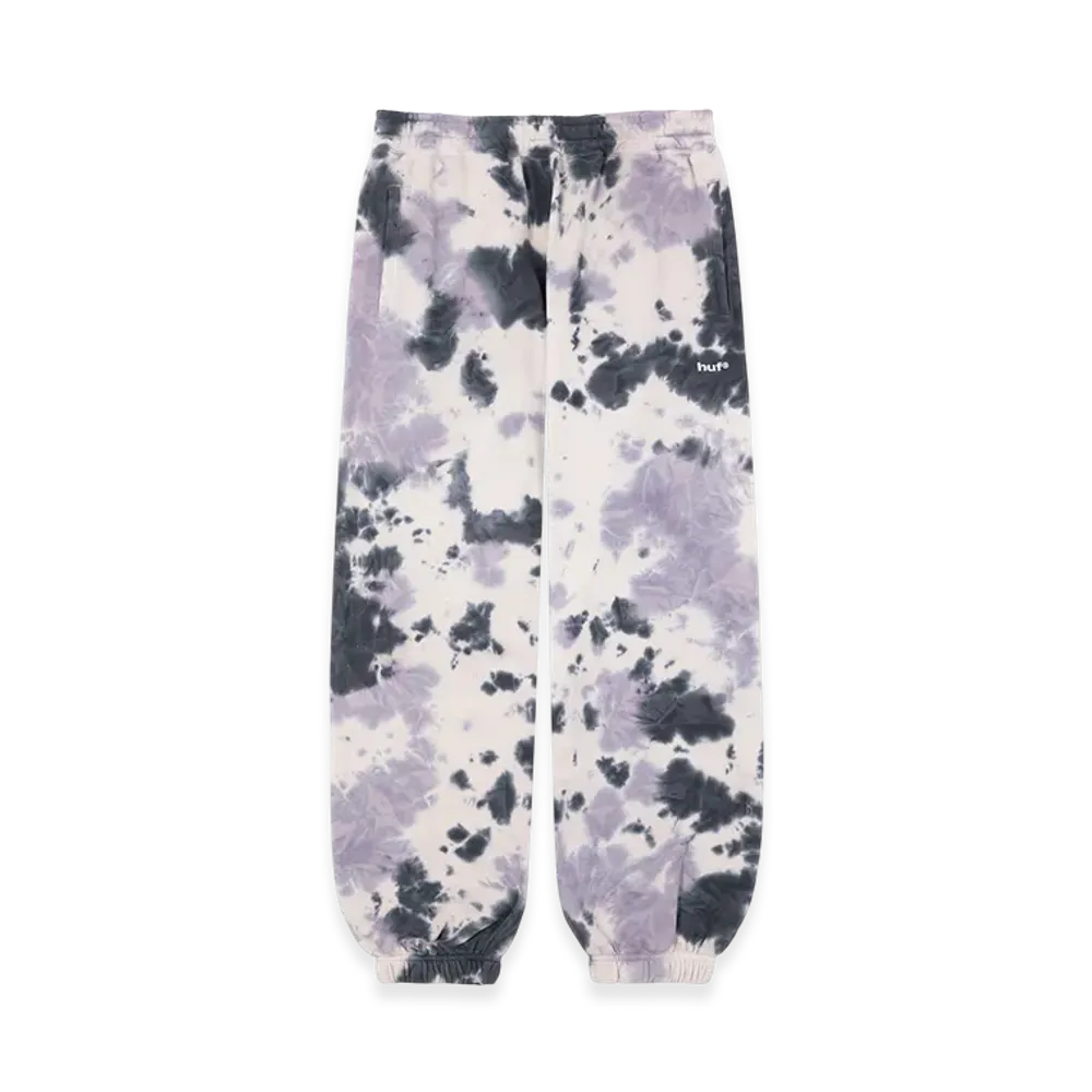 HUF WINTER 25 Tie Dye 89 Logo Fleece Pant "Navy"