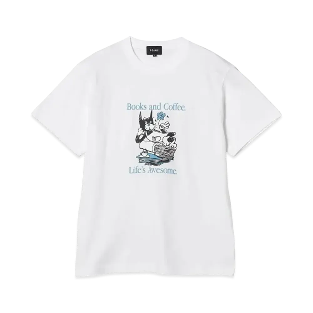 BEAMS Awesome Life Tee "White"