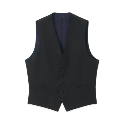 Paul Smith Color Pin Dot 6B Vest "Black"