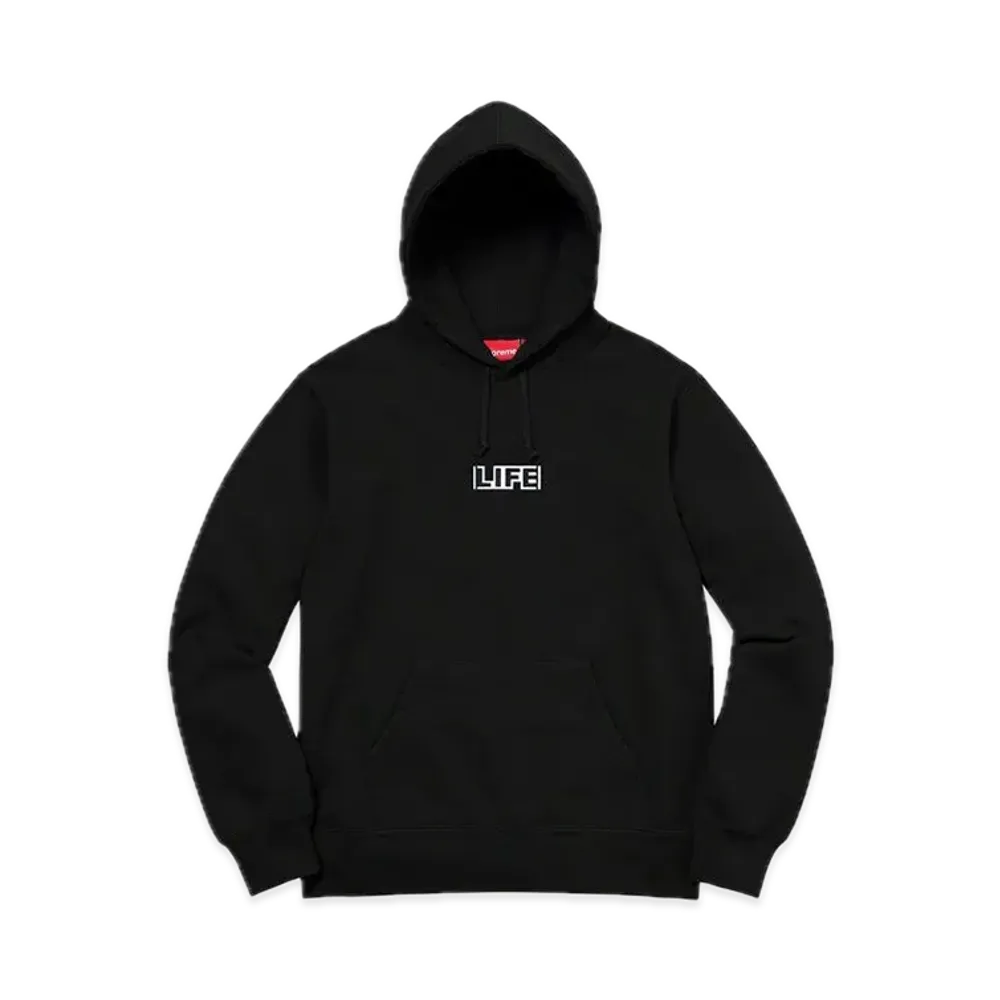 Supreme Gilbert & George LIFE Hooded Sweatshirt "Black"