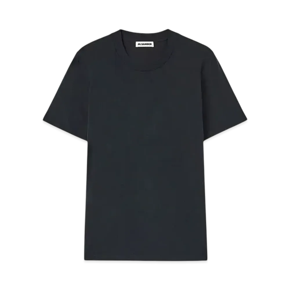 Jil Sander Men's Crew-Neck T-Shirt "Indigo"