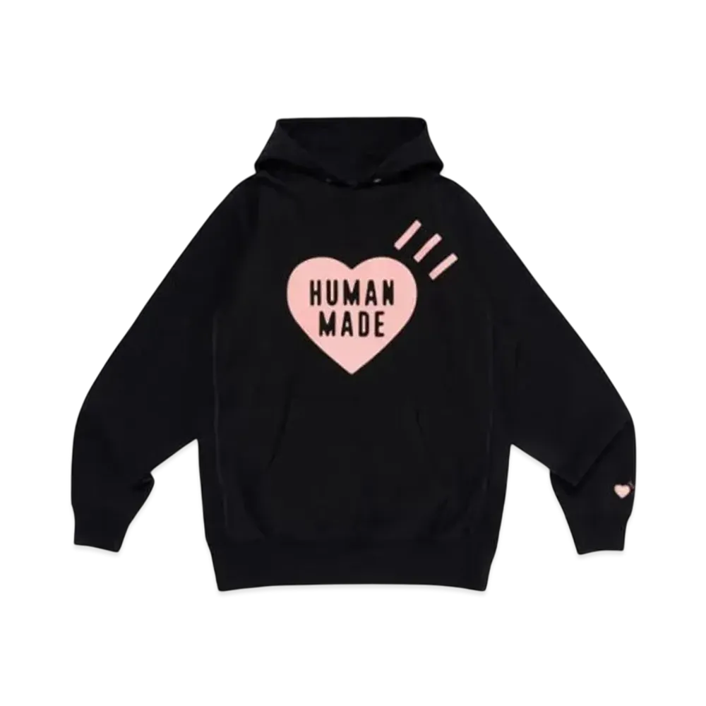 HUMAN MADE Heart Heavyweight Hoodie Seoul / Salmon Pink "Black"