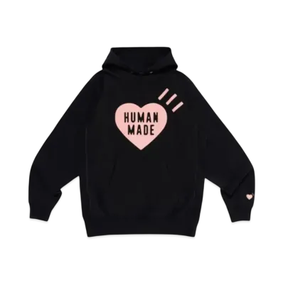 HUMAN MADE Heart Heavyweight Hoodie Seoul / Salmon Pink "Black"