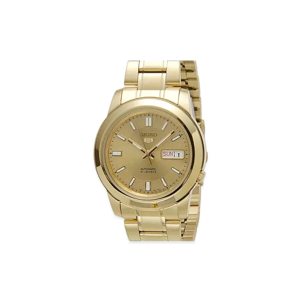 SEIKO Stainless Steel Analog Gold Dial Watch Automatic "Gold"