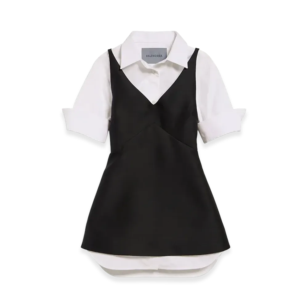 BALENCIAGA Women's Dresses "Black/White"