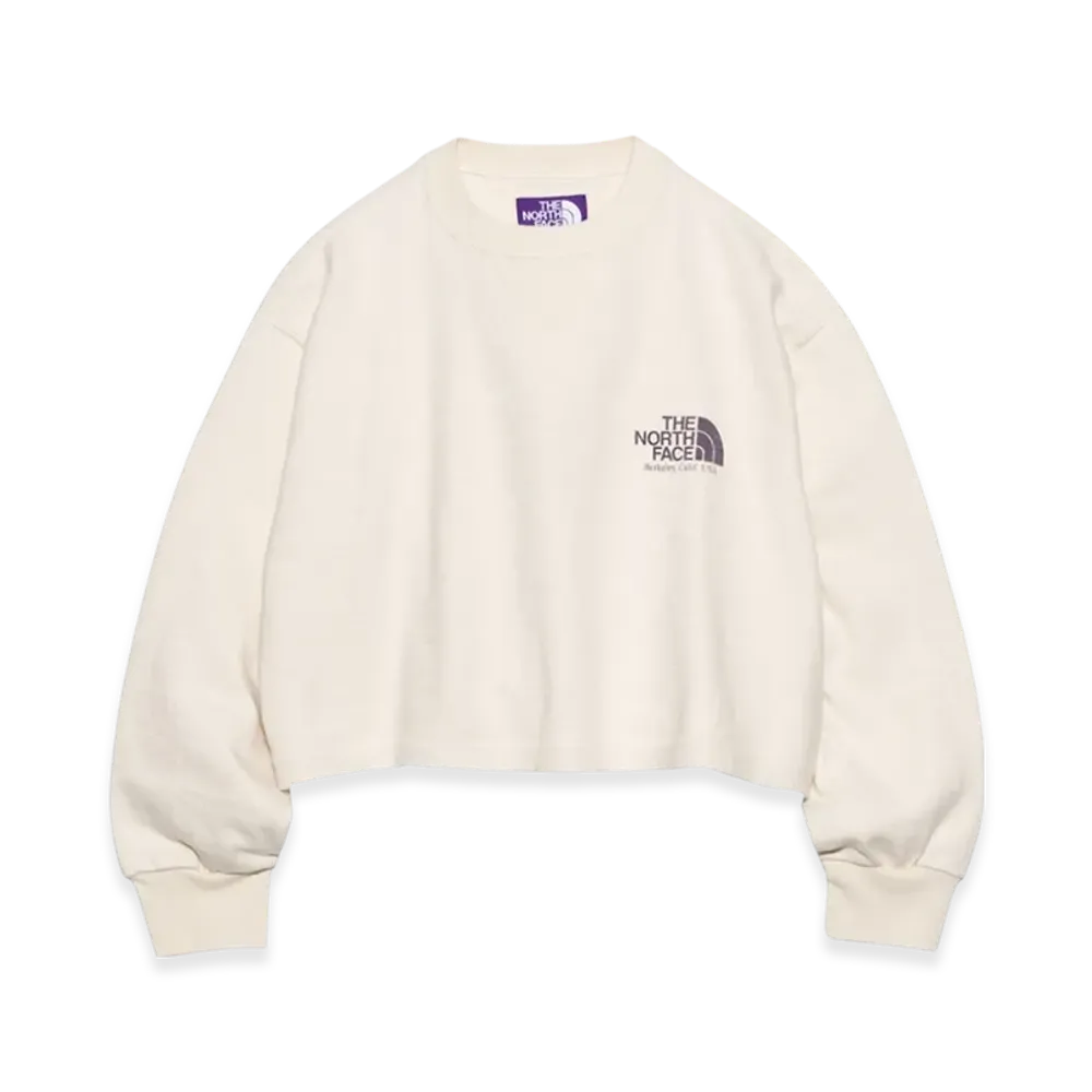 The North Face Purple Label Field Cropped Graphic T-Shirt (W) "Ivory"