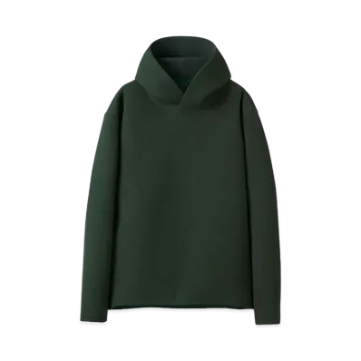 DESCENTE ALLTERRAIN Double Raschel Hoodie "Darkish Green"
