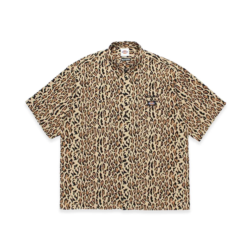 WACKO MARIA x Dickies Leopard Work Shirt "Beige"