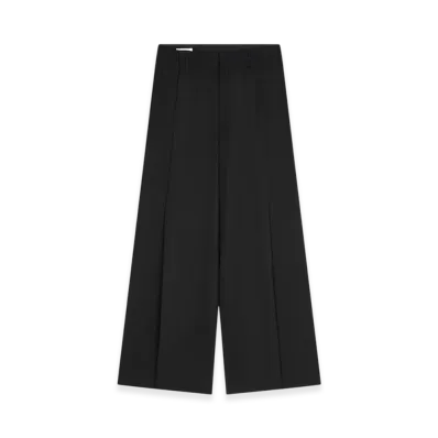 DRIES VAN NOTEN Wide Pleated Pants "Black"