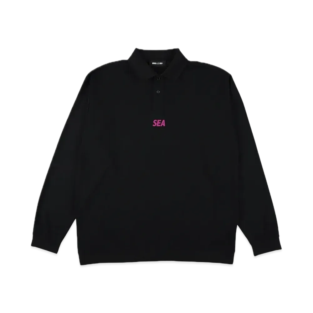 WIND AND SEA CT(Anti Seethrough) L/S Polo "BlackPink"