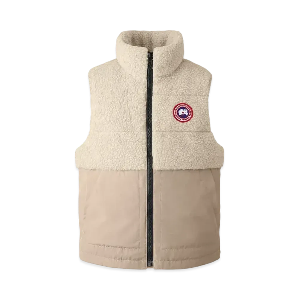 CANADA GOOSE Youth Elora Vest "LightTan/Tan"