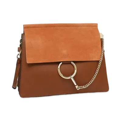 Chloe Faye Shoulder Bag "Brown"