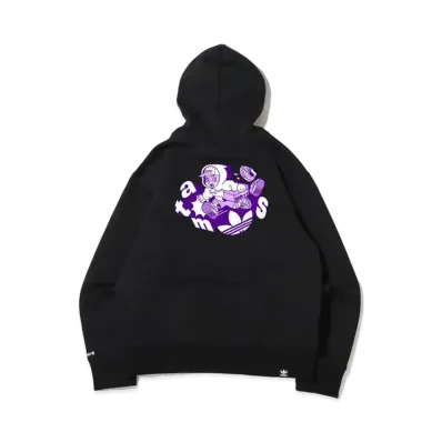 atmos x adidas Adimatic Hoodie atmos Nalu "Black"