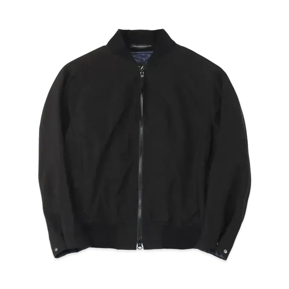 Yohji Yamamoto Y's BROAD QUILTING SHORT BLOUSON "Black"