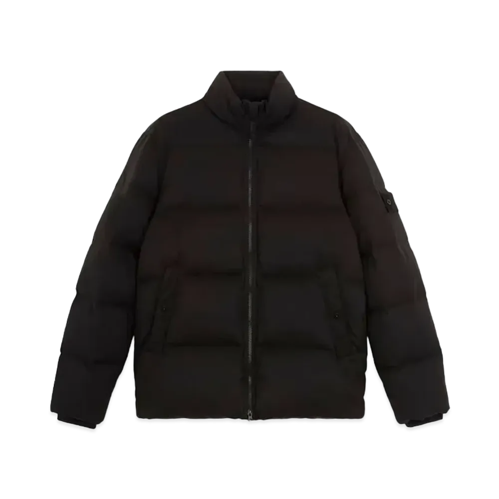 Stone Island 453F3 Wool Twill Down-TC_Stone Island Ghost "Black"