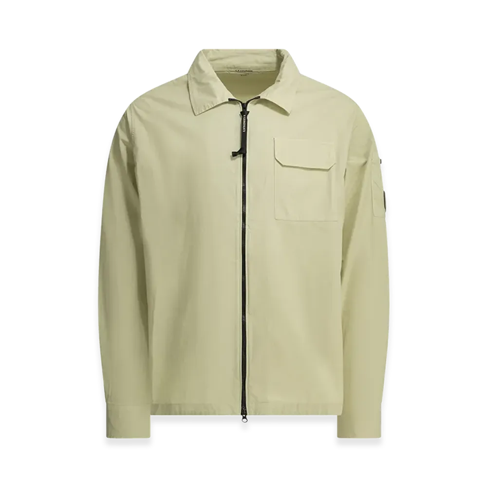 C.P. Company Organic Gabardine Overshirt Jacket "Beige"