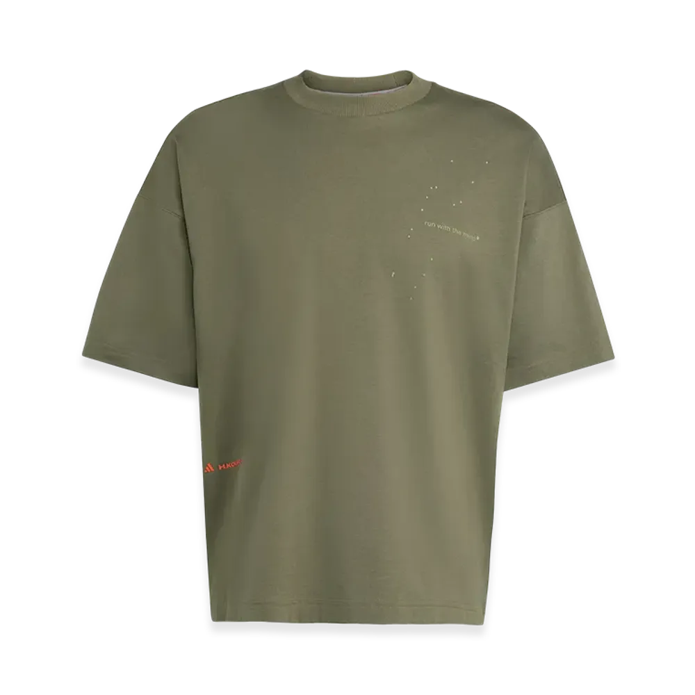 adidas Hermanos Bat Running Short-Sleeve T-Shirt (Gender Neutral) "Olive Strata"