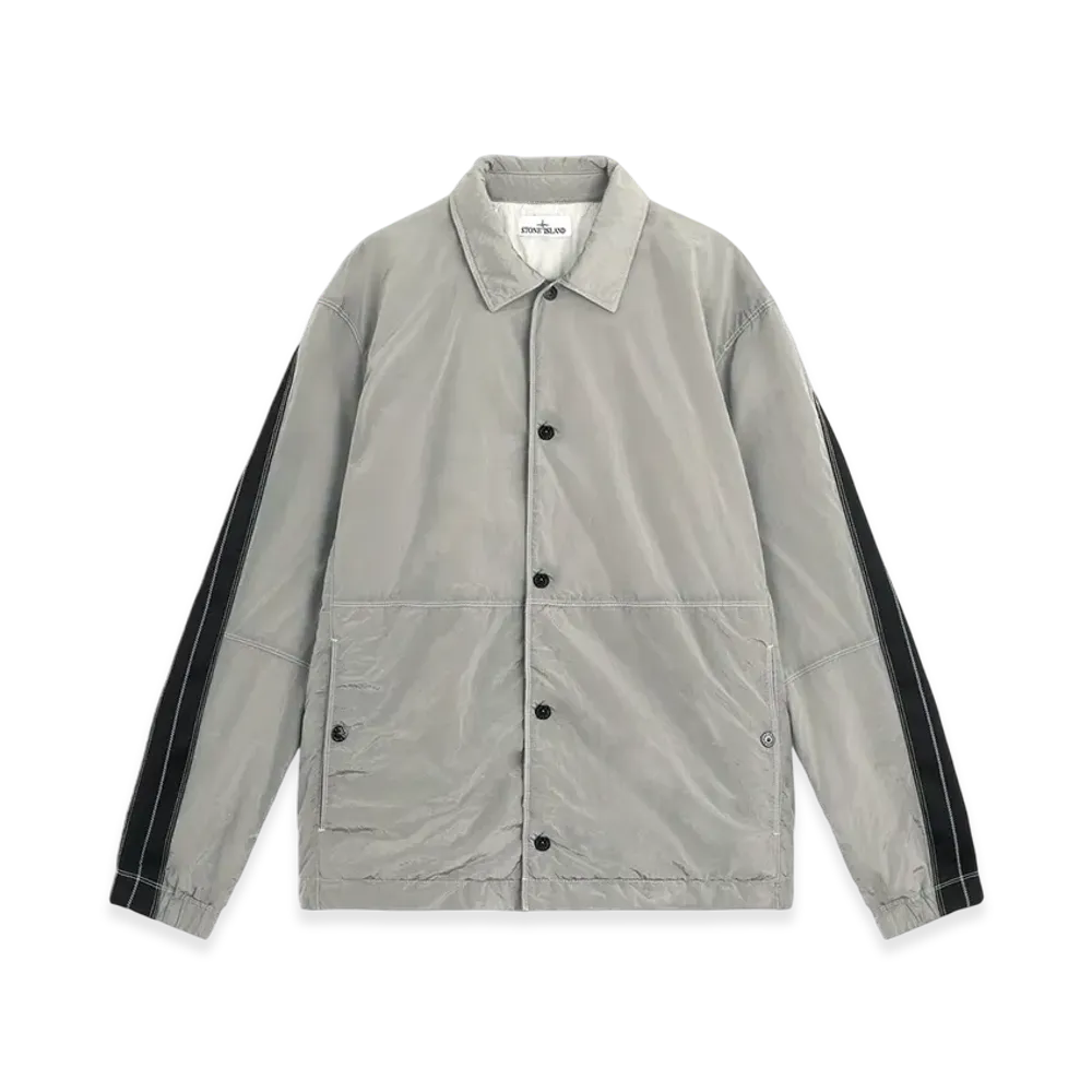 Stone Island Q0819 Nylon Metal in Econyl Light Jacket with Anti-Drop - 24FW "Grey"