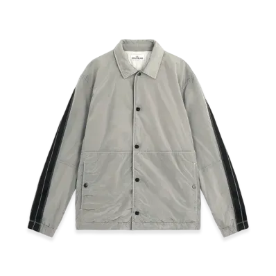 Stone Island Q0819 Nylon Metal in Econyl Light Jacket with Anti-Drop - 24FW "Grey"