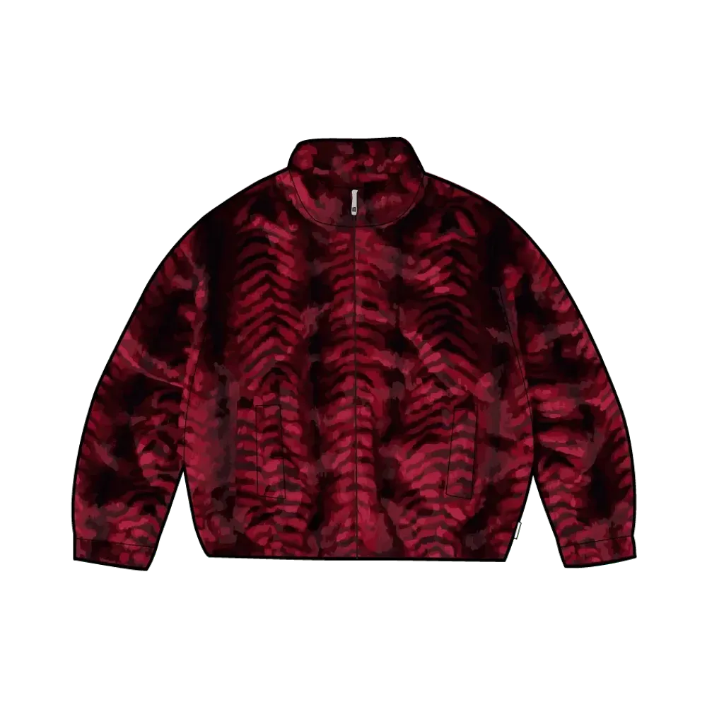 Supreme Faux Fur WINDSTOPPER Bomber Jacket "Red"