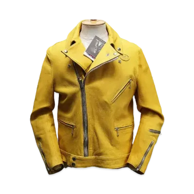 THE REAL McCOY'S Lewis Leathers Cyclone Jacket "Mustard Yellow"