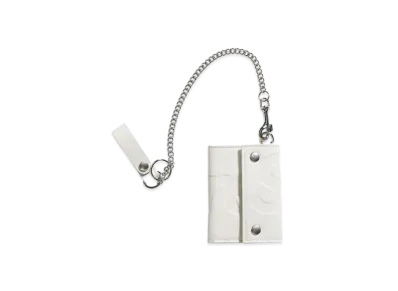 Supreme Leather Chain Wallet (26SS) "White"