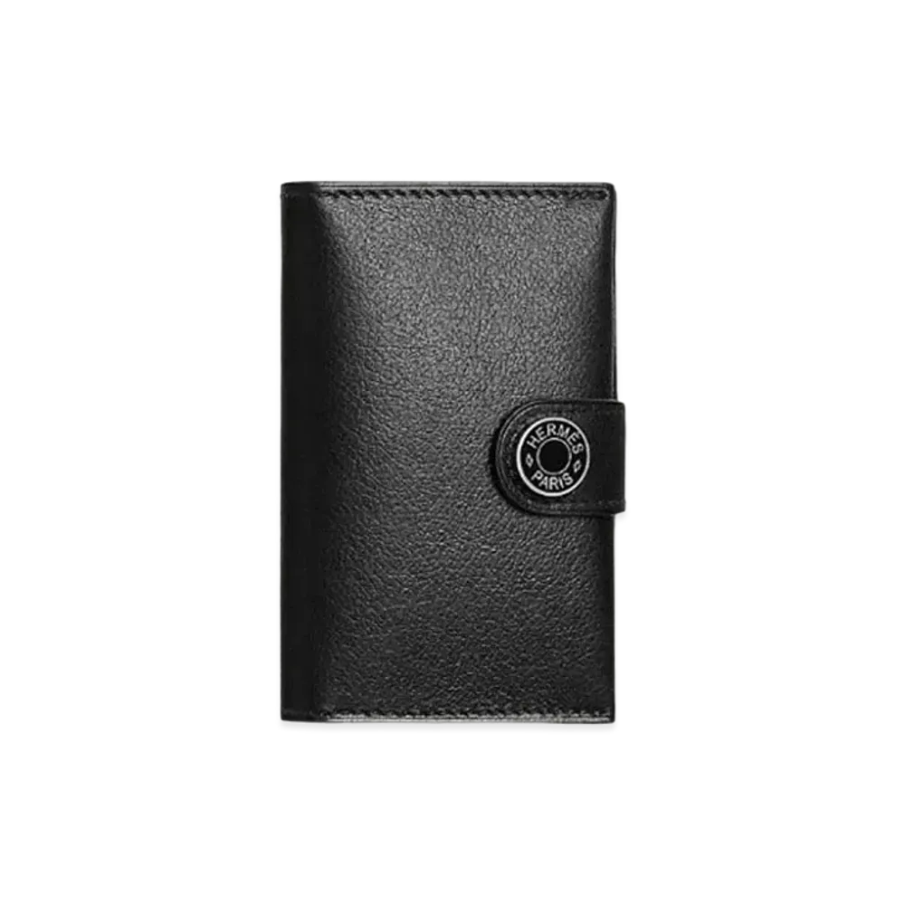 Hermes RMS Veau Ever Grain "Noir/Lacquer Silver"