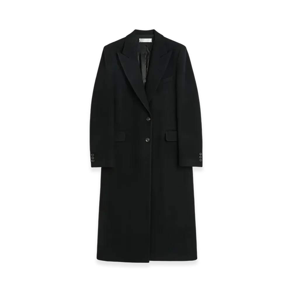 OUR LEGACY Women's Manta Coat "Black Slyly Herringbone"
