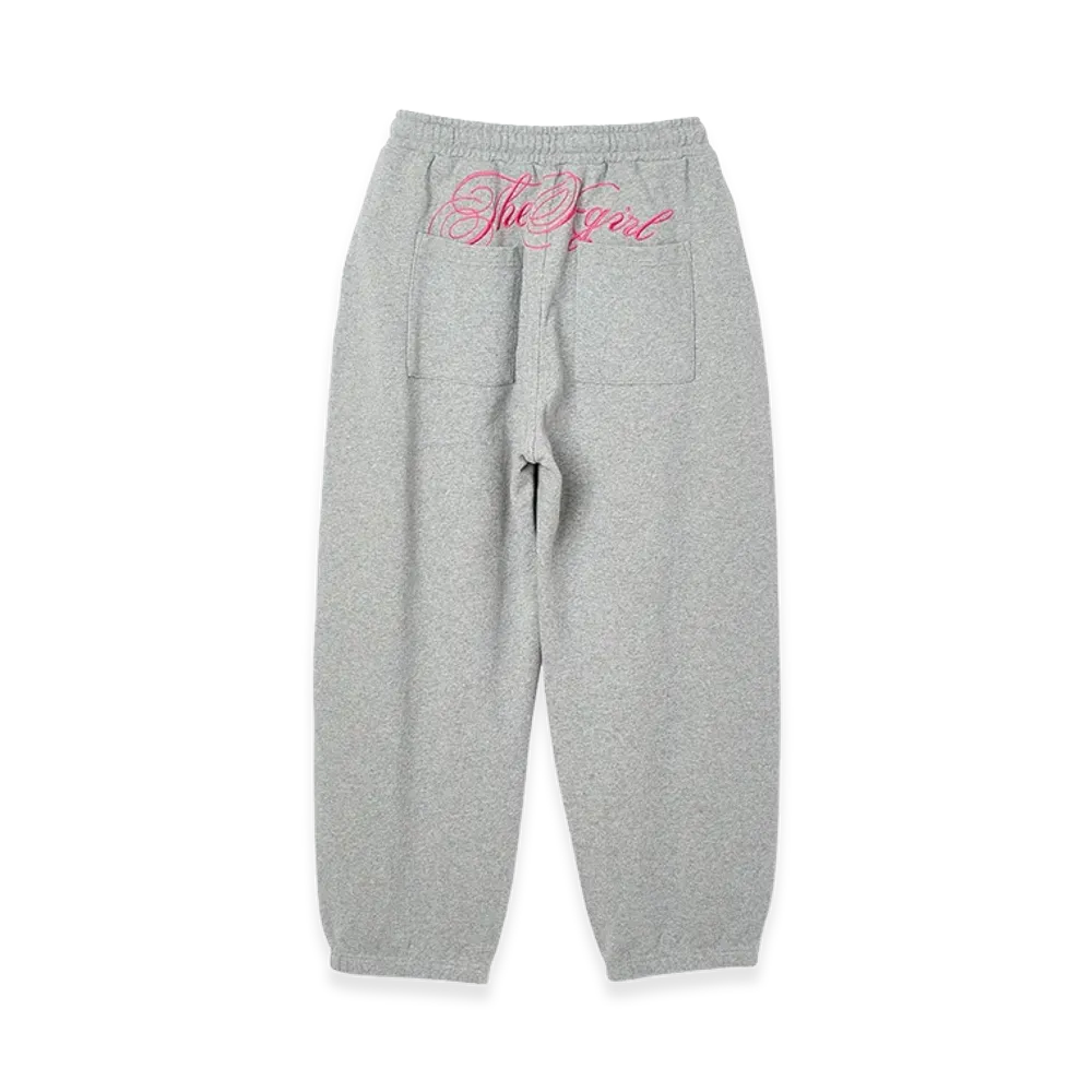 X-Girl Women's Script Logo Sweatpants "Ash"