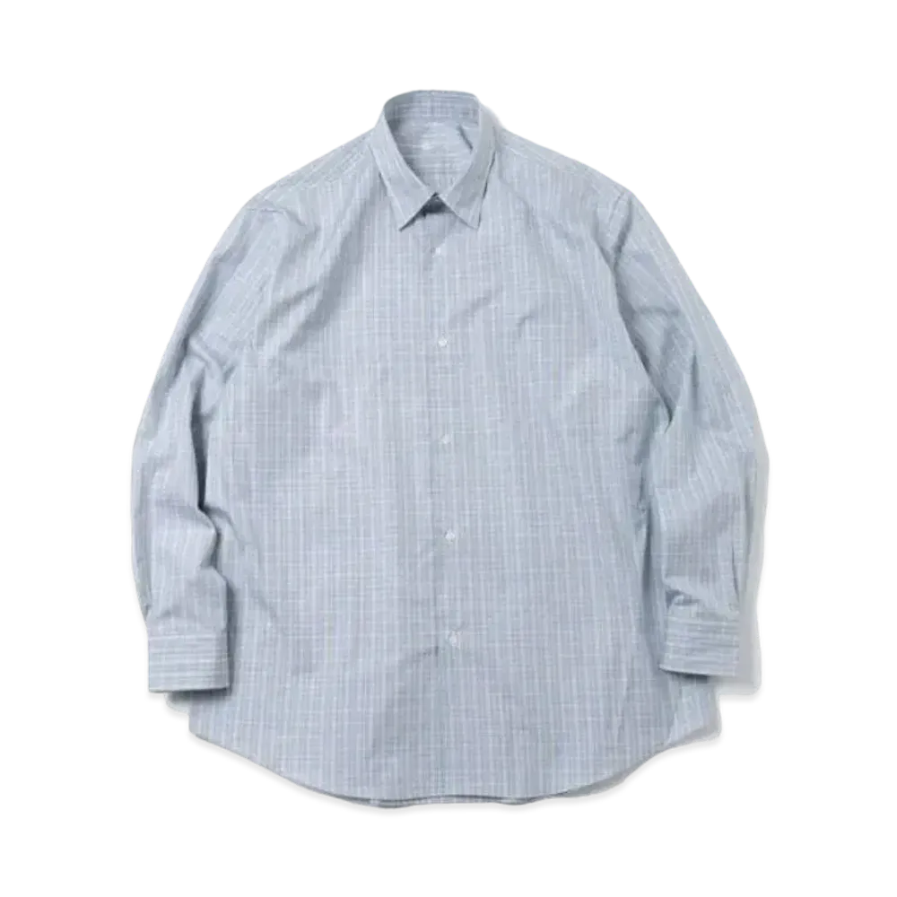 A.PRESSE Regular Collar Shirt "Green"