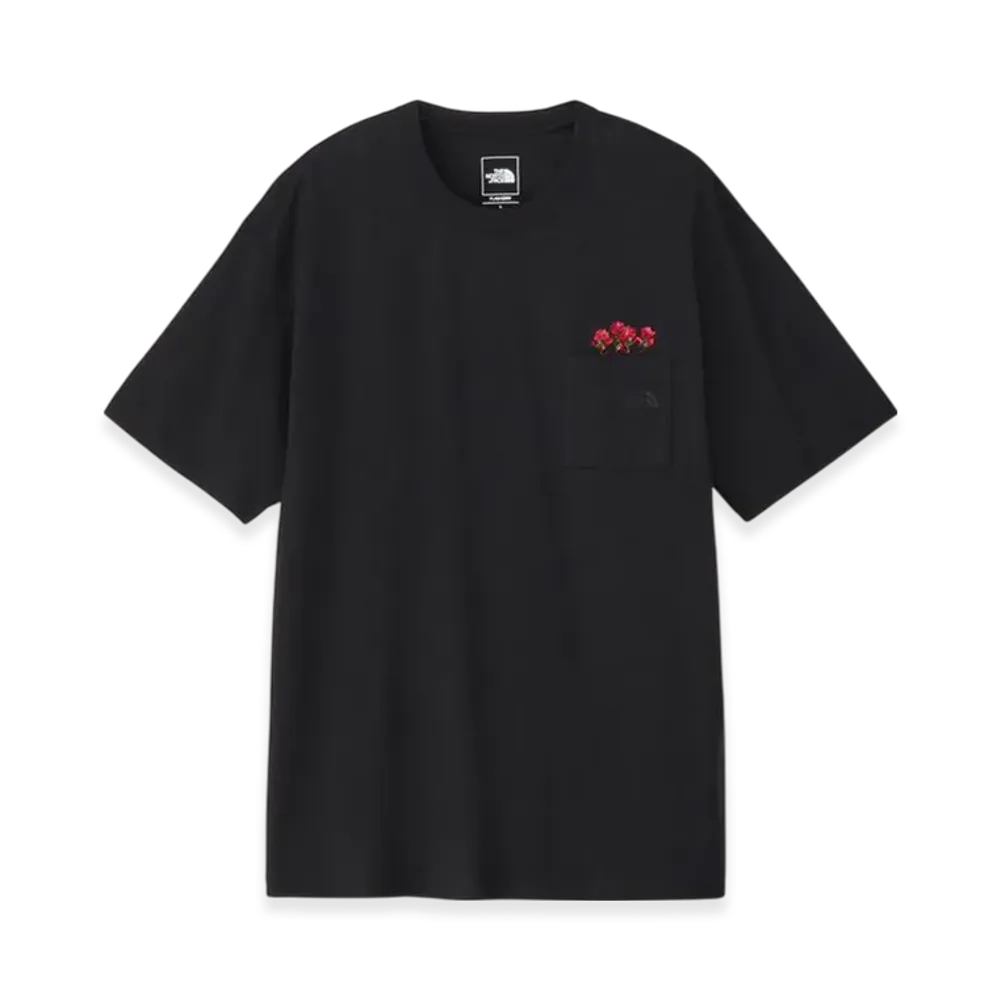 The North Face Short Sleeve Flash Dried Flower Logo Tee "Black"