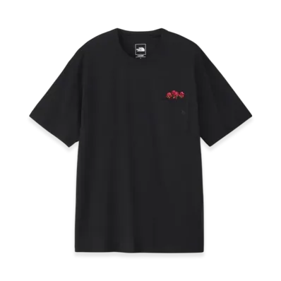 The North Face Short Sleeve Flash Dried Flower Logo Tee "Black"