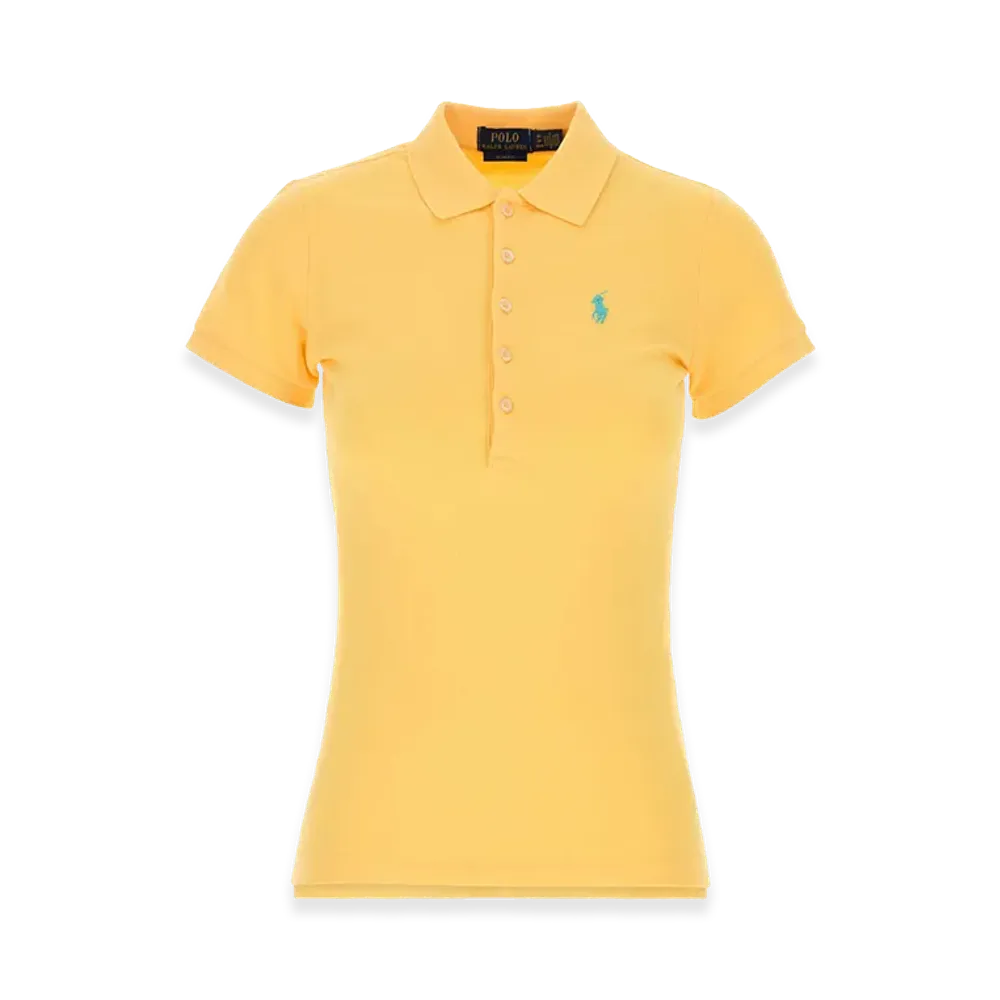 Polo Ralph Lauren Women's Stretch Piquet Polo Shirt "Yellow"