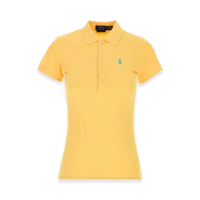 Polo Ralph Lauren Women's Stretch Piquet Polo Shirt "Yellow"